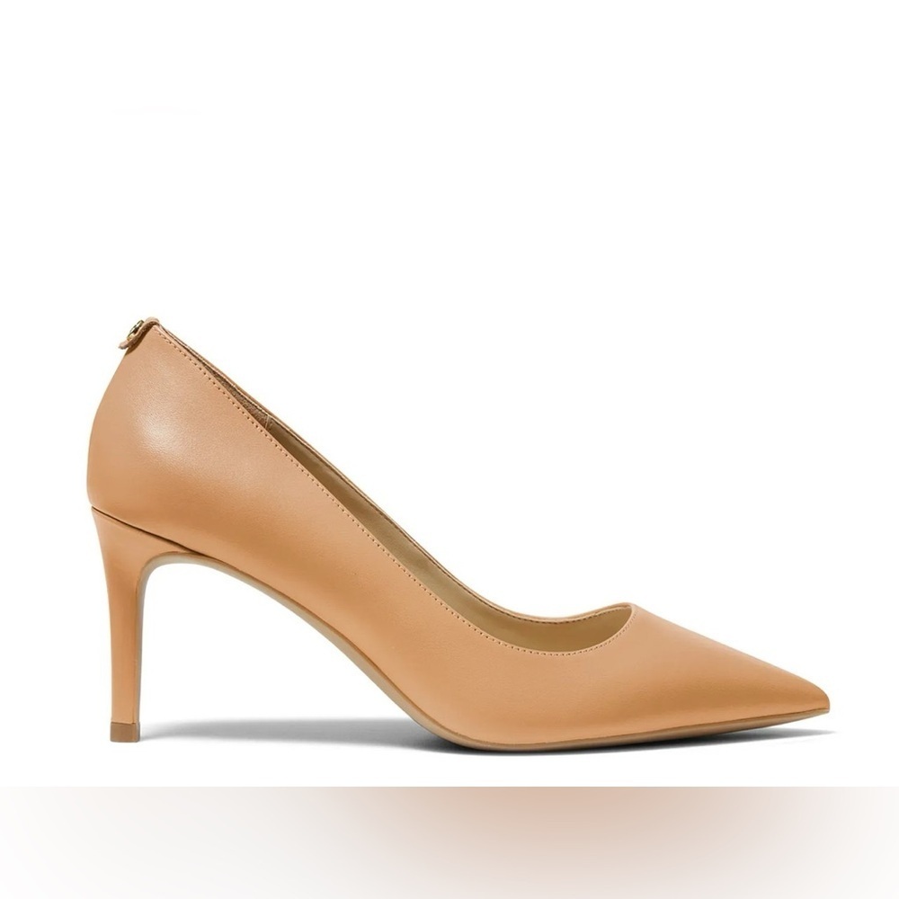 Michael Kors Tan Leather Pumps Heels Size 7 - Picture 15 of 15